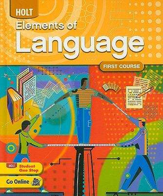 Book cover of Elements of Language: First Course
