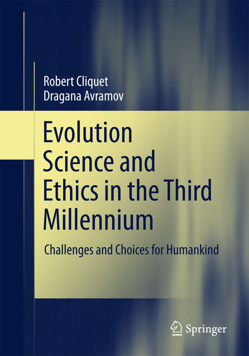 Book cover of Evolution Science and Ethics in the Third Millennium