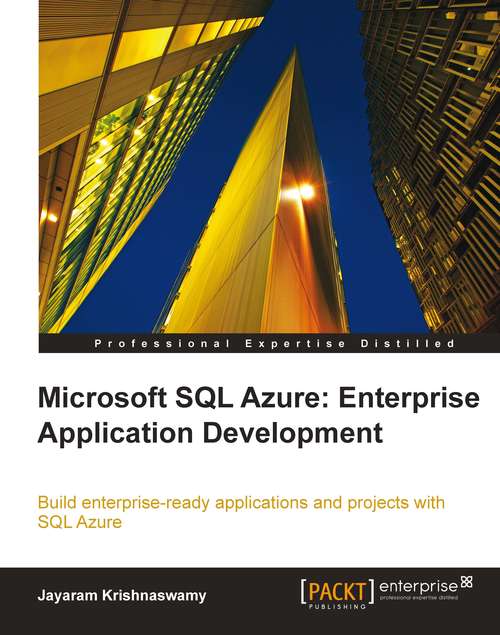Book cover of Microsoft SQL Azure Enterprise Application Development