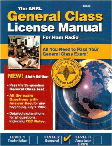 Book cover of The ARRL General Class License Manual (6th edition)