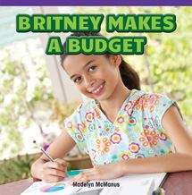 Book cover of Britney Makes a Budget (Rosen Common Core Readers)
