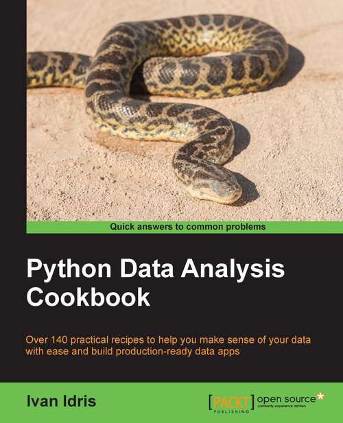 Book cover of Python Data Analysis Cookbook
