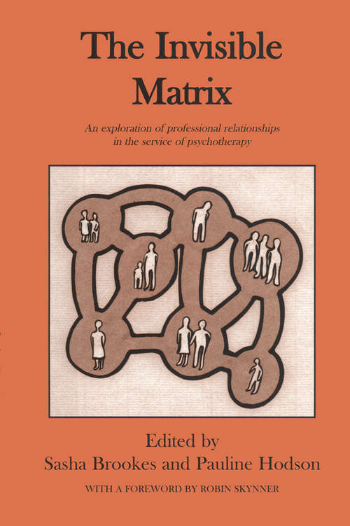 Book cover of The Invisible Matrix: An Exploration of Professional Relationships in the Service of Psychotherapy