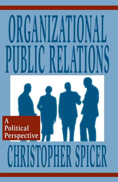 Book cover of Organizational Public Relations: A Political Perspective