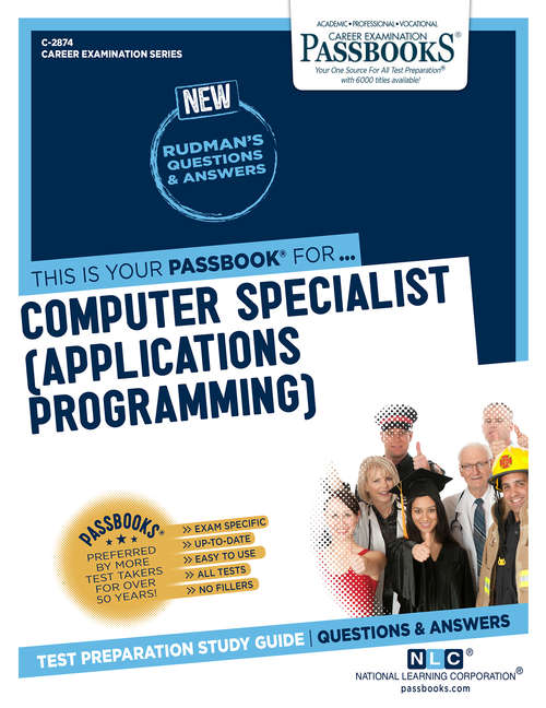 Book cover of Computer Specialist (Applications Programming): Passbooks Study Guide (Career Examination Series: C-3231)