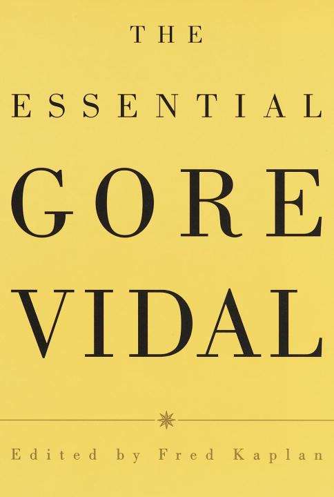 Book cover of The Essential Gore Vidal
