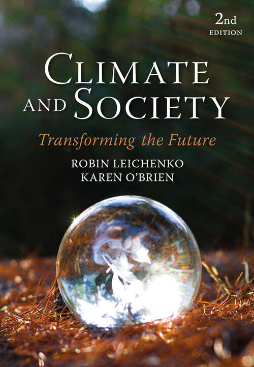 Book cover of Climate and Society: Transforming the Future (2)