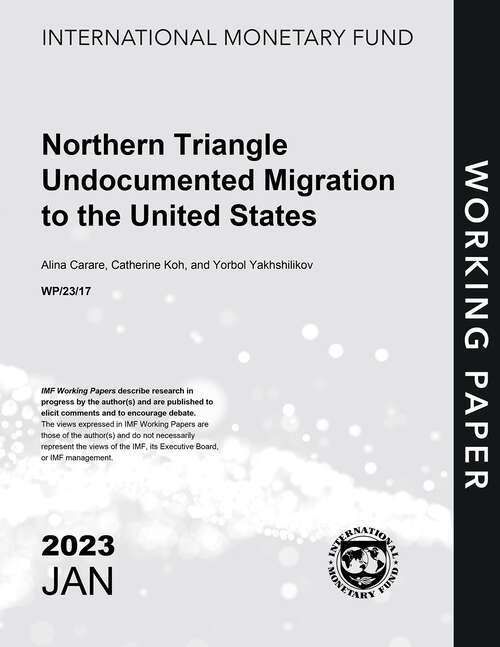 Book cover of Northern Triangle Undocumented Migration to the United States