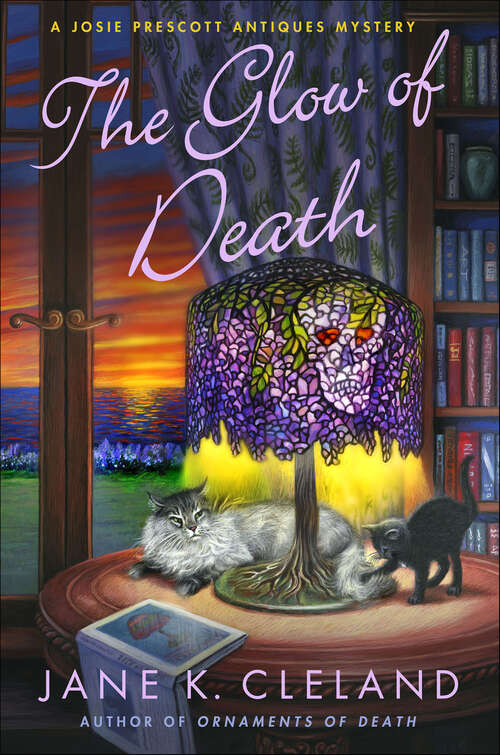 Book cover of The Glow of Death: A Josie Prescott Antiques Mystery (Josie Prescott Antiques Mysteries)
