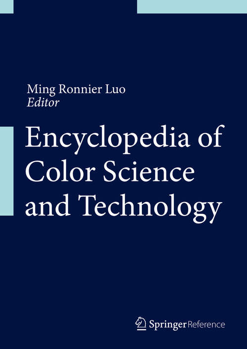 Book cover of Encyclopedia of Color Science and Technology