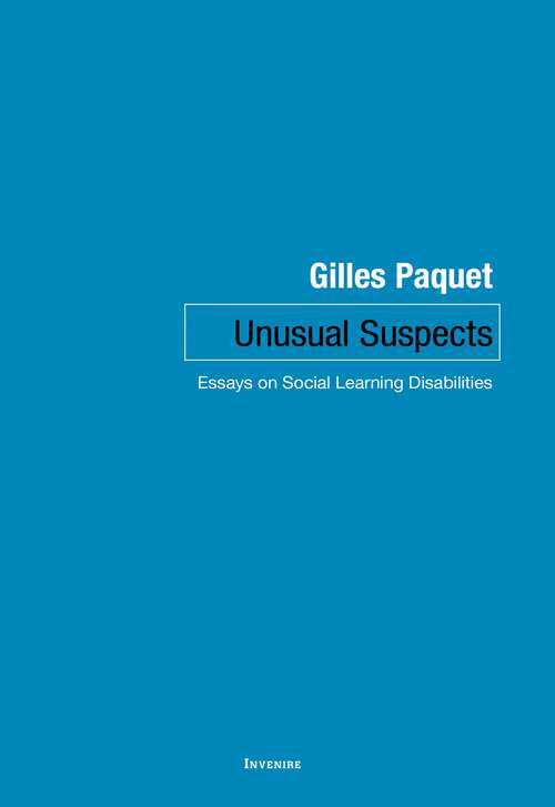 Book cover of Unusual Suspects: Essays on Social Learning