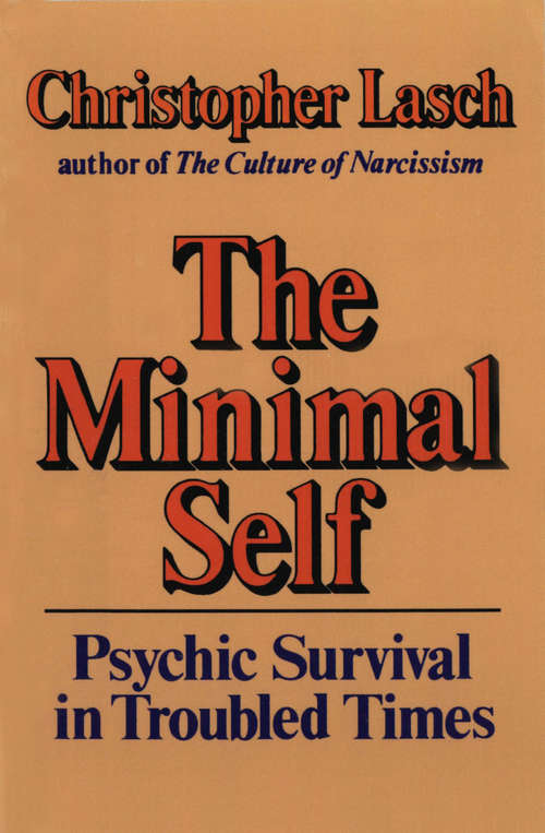 Book cover of The Minimal Self: Psychic Survival in Troubled Times