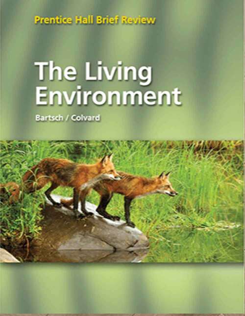 Book cover of The Living Environment: Prentice Hall Brief Review for the New York Regents Exam