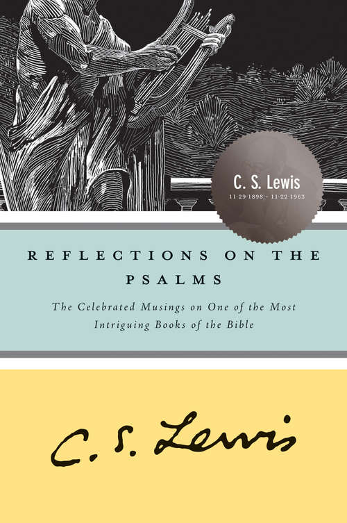 Book cover of Reflections on the Psalms