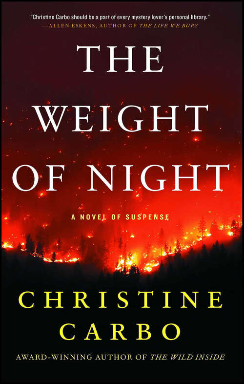 Book cover of The Weight of Night: A Novel of Suspense