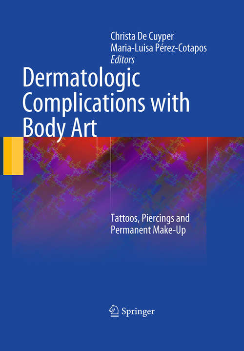 Book cover of Dermatologic Complications with Body Art
