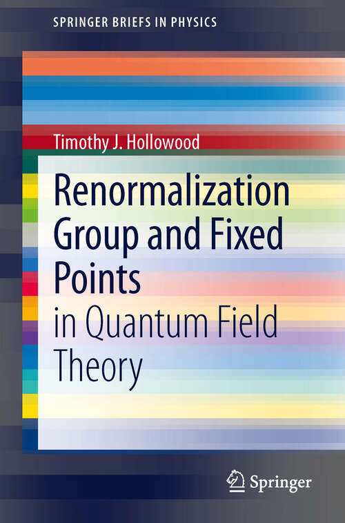 Book cover of Renormalization Group and Fixed Points