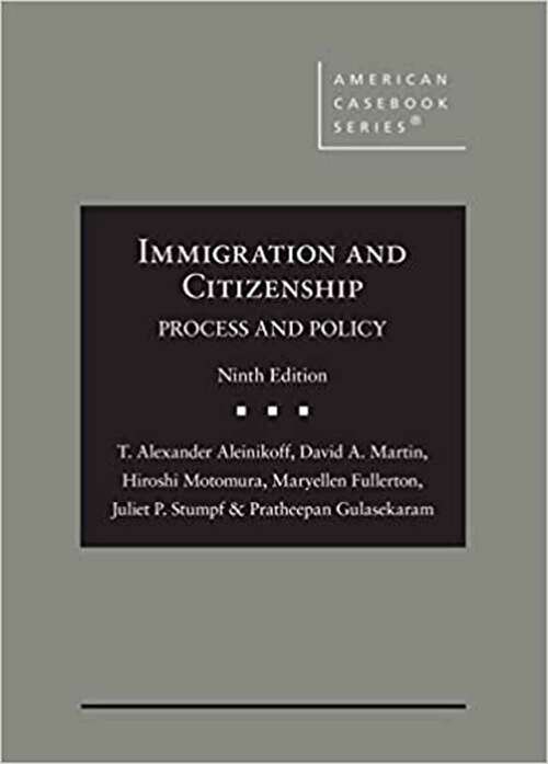 Immigration And Citizenship: Process And Policy