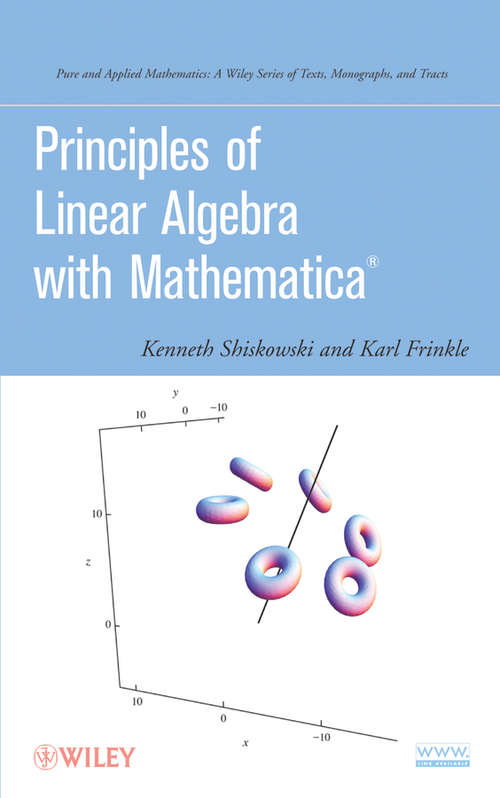 Book cover of Principles of Linear Algebra with Mathematica