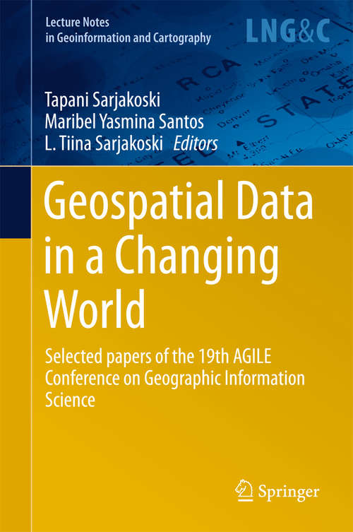 Book cover of Geospatial Data in a Changing World
