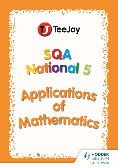 Book cover of TeeJay SQA National 5 Applications of Mathematics