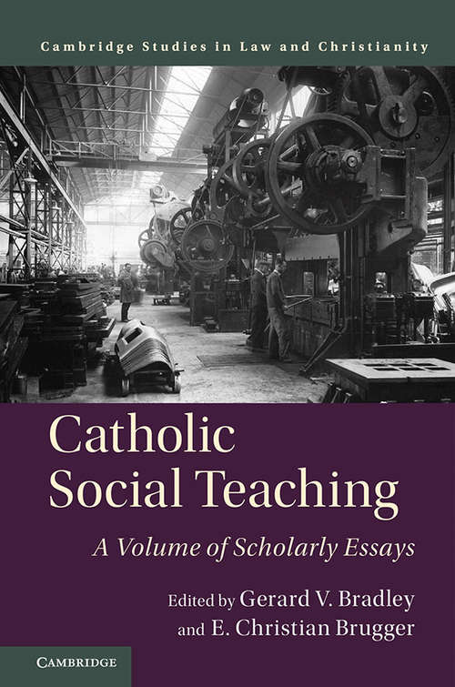 Catholic Social Teaching: A Volume of Scholarly Essays (Law and Christianity)