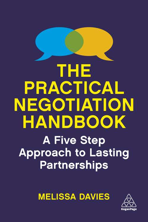 Book cover of The Practical Negotiation Handbook: A Five Step Approach to Lasting Partnerships