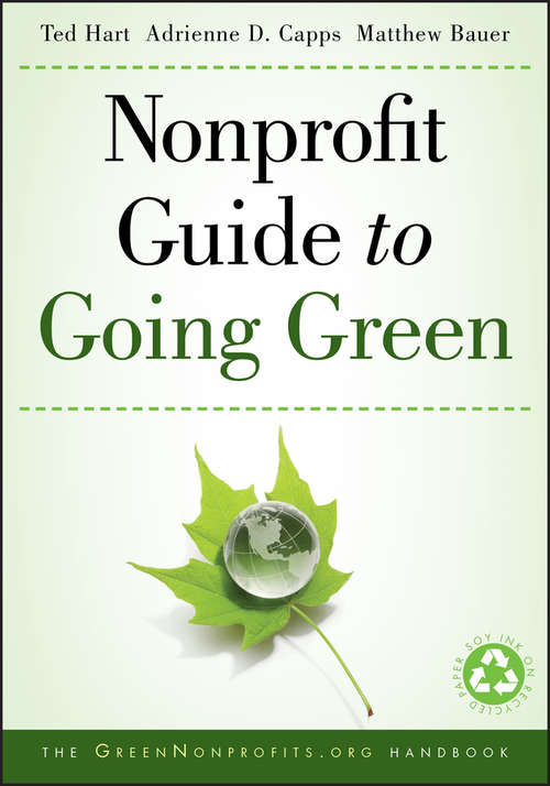 Book cover of Nonprofit Guide to Going Green