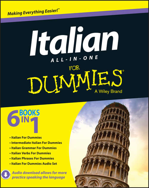 Book cover of Italian All-in-One For Dummies