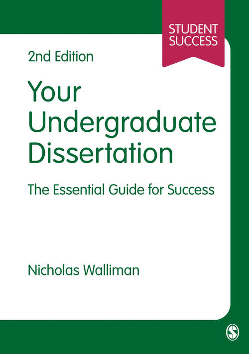 Book cover of Your Undergraduate Dissertation