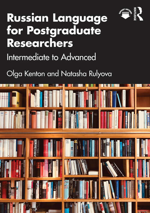 Book cover of Russian Language for Postgraduate Researchers: Intermediate to Advanced (1)