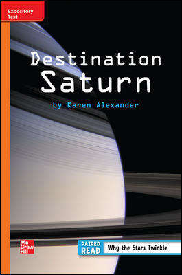 Book cover of Destination Saturn (Reading Wonders: Approaching Level, Grade 3)