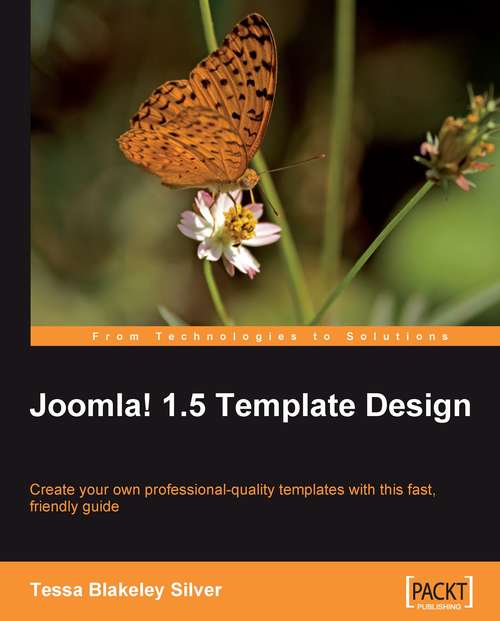Book cover of Joomla! 1.5 Template Design