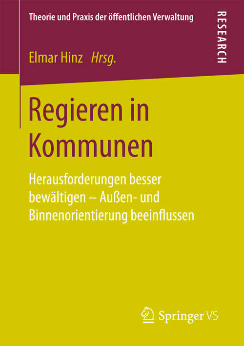 Book cover of Regieren in Kommunen