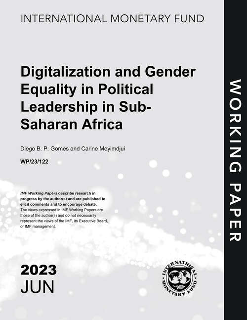 Book cover of Digitalization and Gender Equality in Political Leadership in Sub-Saharan Africa