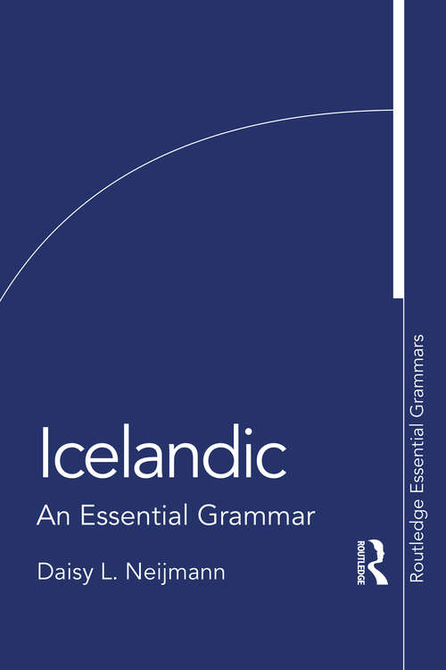 Book cover of Icelandic: An Essential Grammar (Routledge Essential Grammars #1)