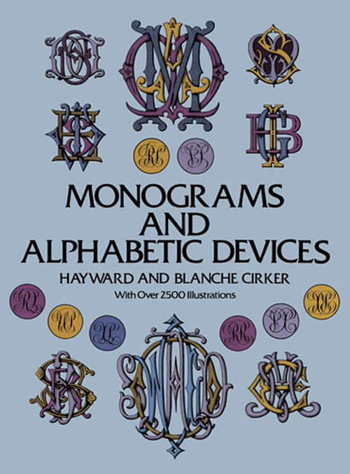 Book cover of Monograms and Alphabetic Devices