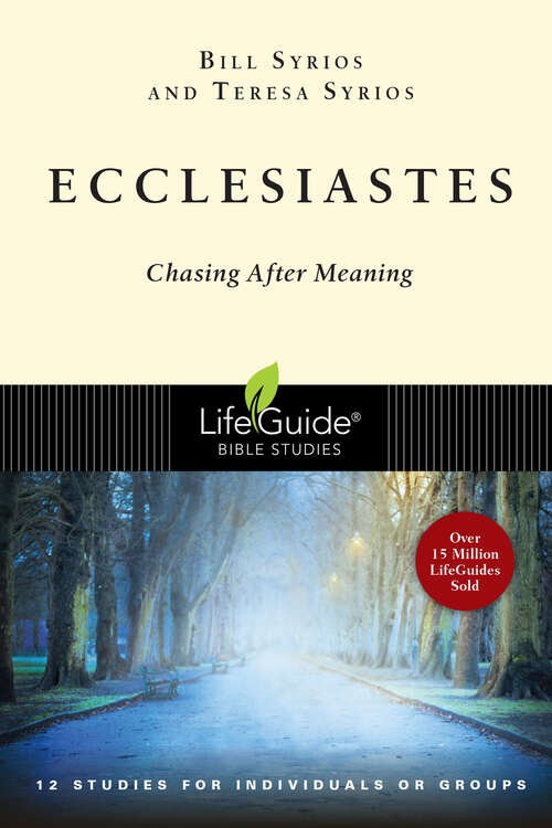 Book cover of Ecclesiastes: Chasing After Meaning (LifeGuide Bible Studies)
