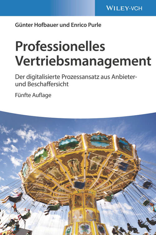 Book cover of Professionelles Vertriebsmanagement: Der digitalisierte Prozessansatz aus Anbieter- und Beschaffersicht (5)