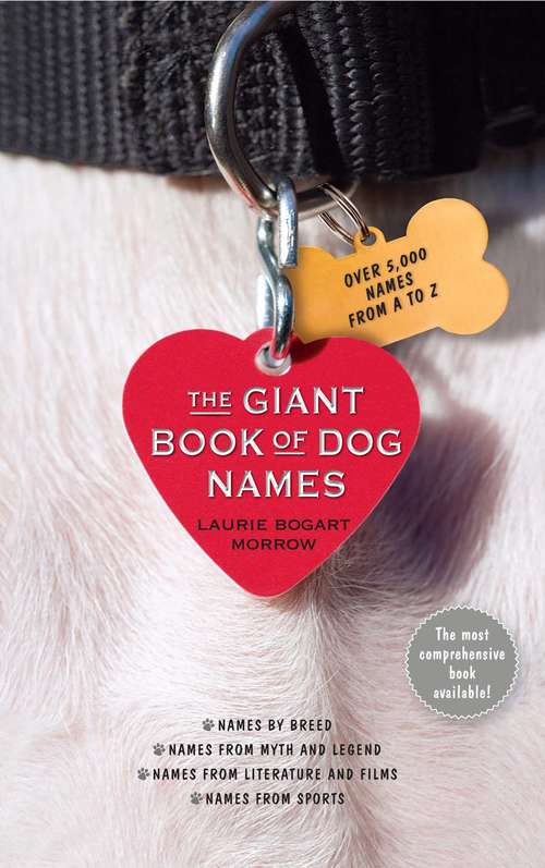 Book cover of The Giant Book of Dog Names