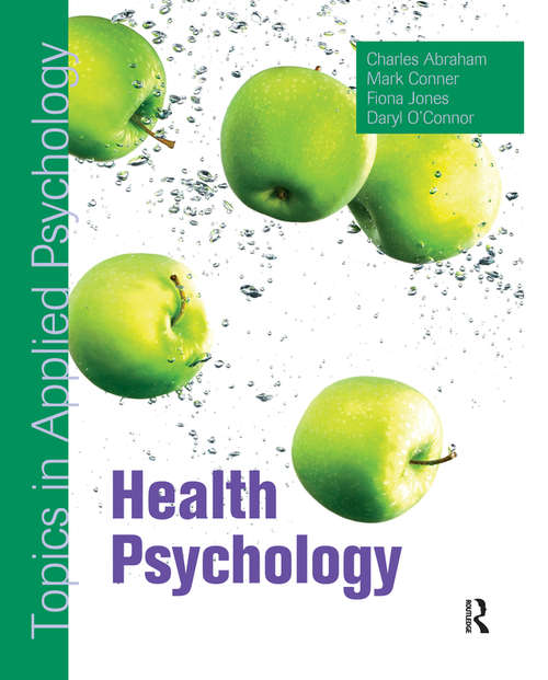 Book cover of Health Psychology: Critical Concepts In Psychology (Topics in Applied Psychology)