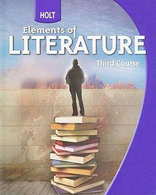 Book cover of Holt Elements of Literature, Third Course