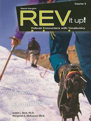 Book cover of REV It Up! Robust Encounters with Vocabulary, Course 3