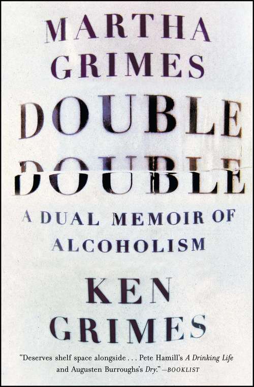 Book cover of Double Double: A Dual Memoir of Alcoholism