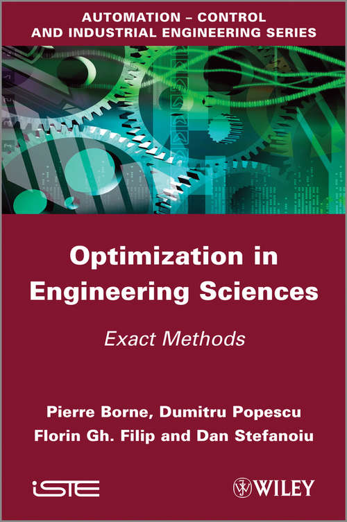 Optimization in Engineering Sciences: Exact Methods (Wiley-iste Ser.)