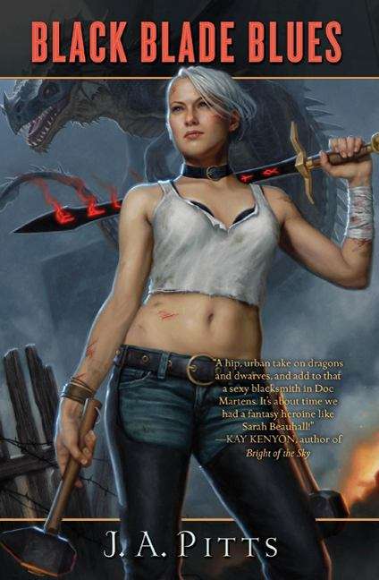 Book cover of Black Blade Blues (Sarah Beauhall, Book #1)
