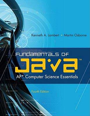 Book cover of Fundamentals of JavaTM: AP® Computer Science Essentials