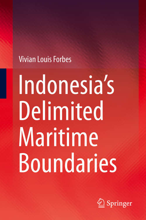 Book cover of Indonesia's Delimited Maritime Boundaries