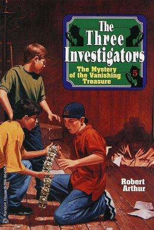 Book cover of The Mystery of the Vanishing Treasure (Alfred Hitchcock and the Three Investigators #5)