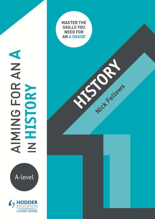 Book cover of Aiming for an A in A-level History